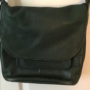Vintage Dark Green Coach Shoulder Bag